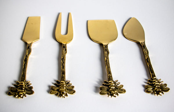 Handmade brass cheese Knife set - Artoon