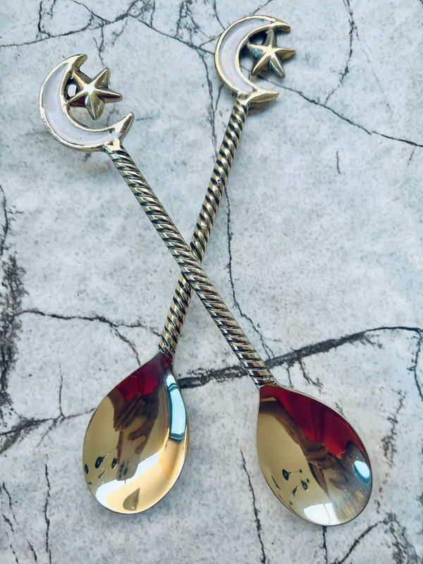 Moonshine <br> Handmade brass teaspoon - Artoon