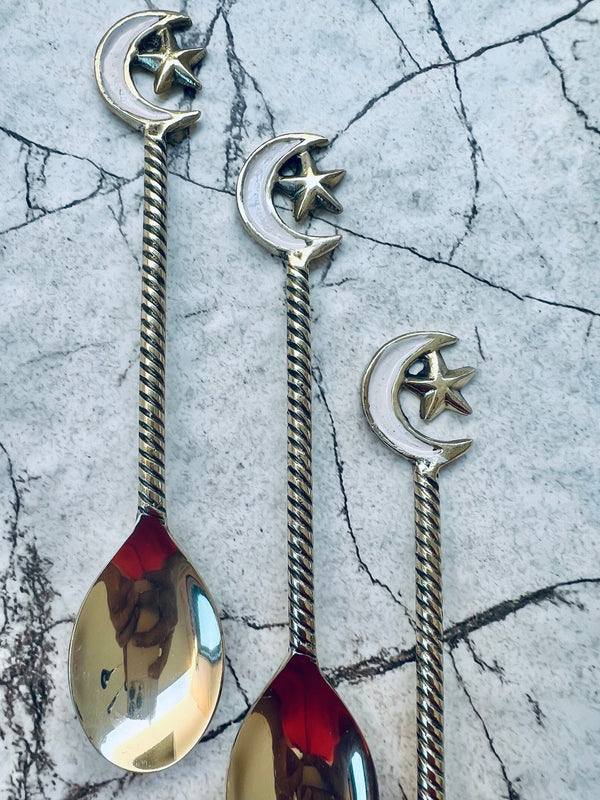Moonshine <br> Handmade brass teaspoon - Artoon