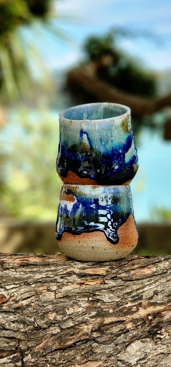 Oceana Handmade ceramic mugs | Wine tumblers - Artoon