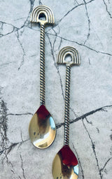 Rainbow <br> Handmade brass teaspoon - Artoon