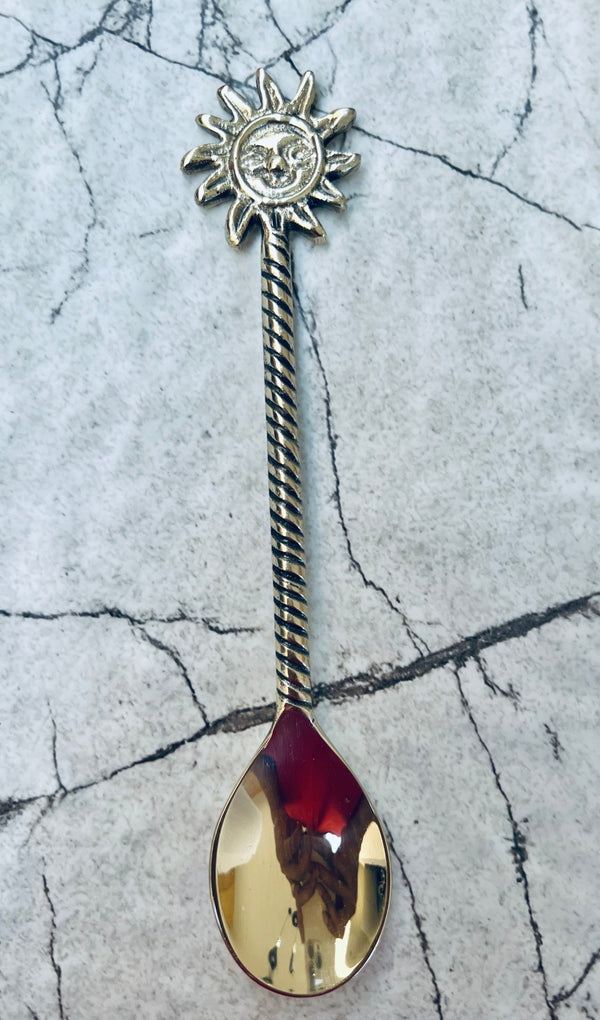 Sunshine <br> Handmade brass teaspoon - Artoon